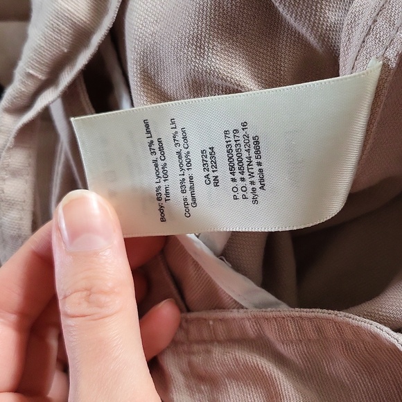 Aritzia Wilfred Nicolet Linen Blazer Jacket - Picture 6 of 8